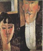 Amedeo Modigliani Bride and Groom  (mk09) china oil painting reproduction